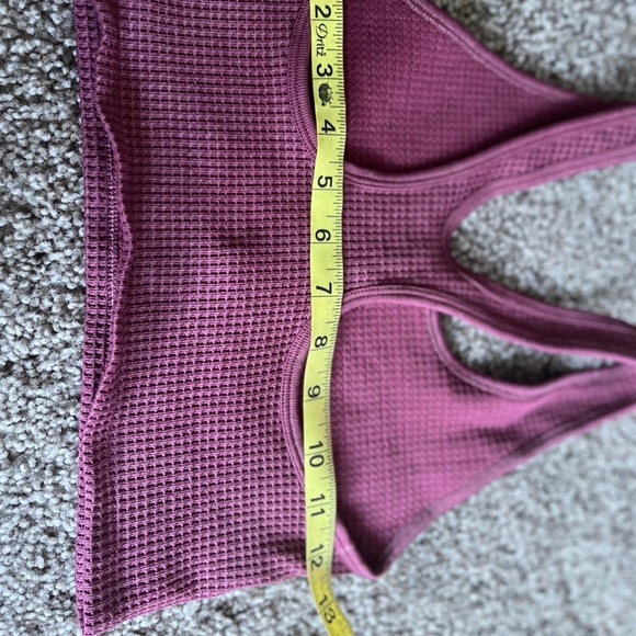 Aerie offline waffle crop top —- no size tag but I think it’s a medium - Picture 3 of 5